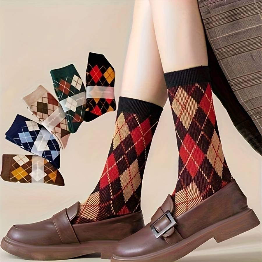 Women S Socks Color 5Pack Mixed Colors Size Onesize