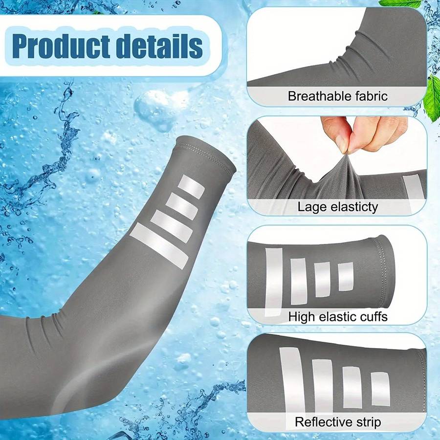 Sunscreen Sleeves Color Black Size One Size