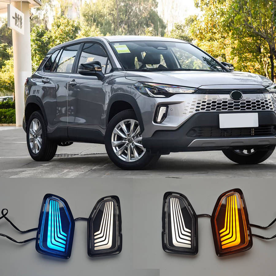 Car Lights Color Threecolor Flowing Light One Set Price