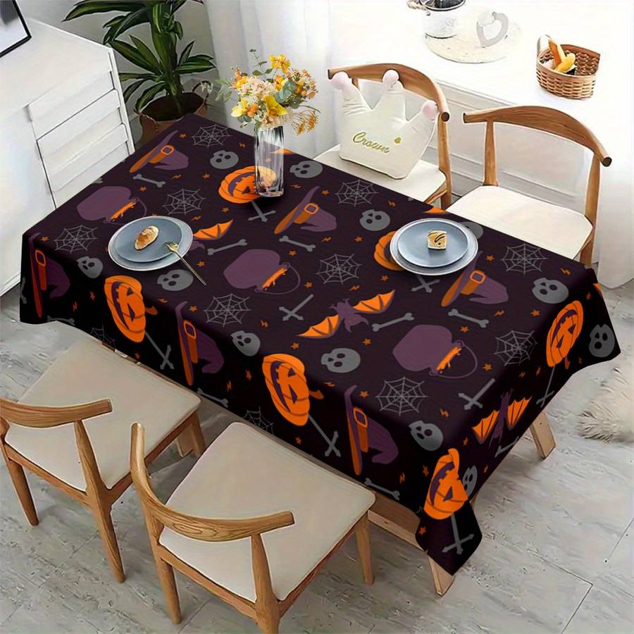 Halloween tablecloth decoration size 140cm x 180cm or 55.12in x 70.87in