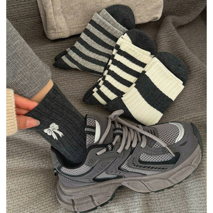 Women S Socks Color Mixed Color 5 Pairs Size Onesize