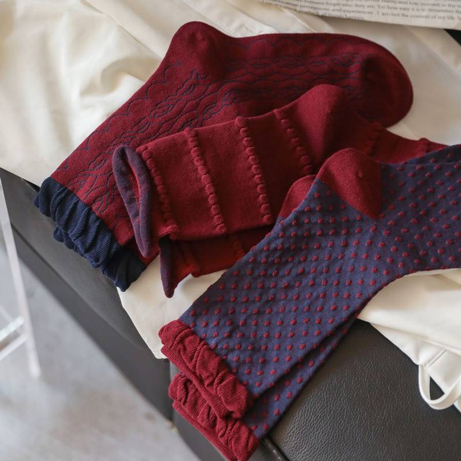 Women S Socks Color Mixed Color 5 Pairs Size Onesize