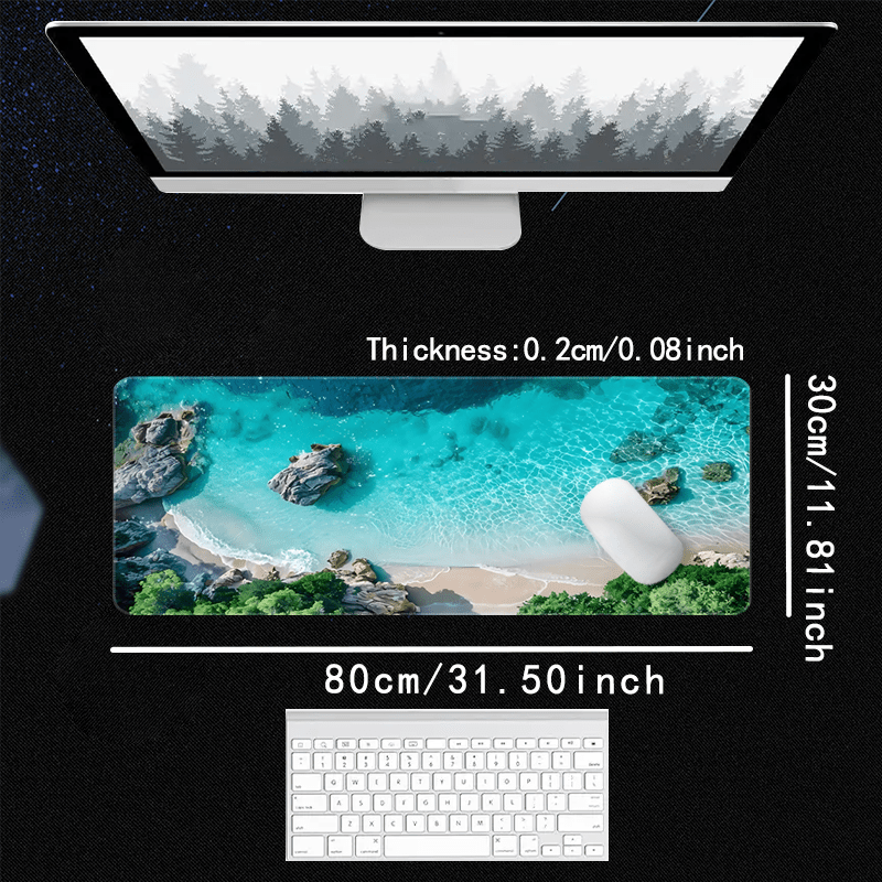 Mouse Pad Size 23.62X11.81Inch