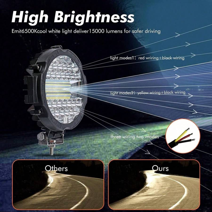 Car Lights Color Black Quantity