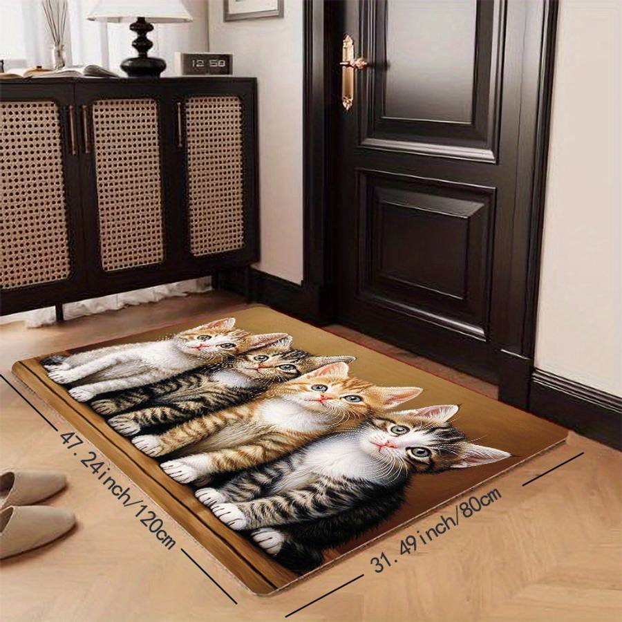 Floor Mats Color Yellow Size 23.62X35.43Inch 60Cmx90Cm