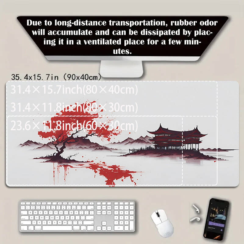 Mouse Pad Size 35.4X15.7Inch