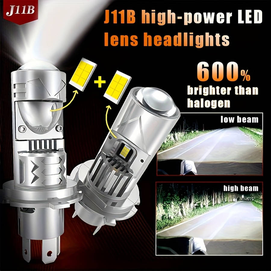 Car Lights Color 2Pcs H4