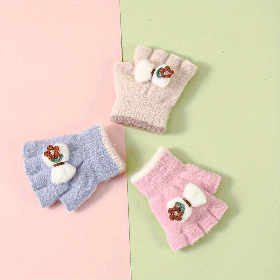 Winter Gloves Color Beige Color Size 1 To 4Y