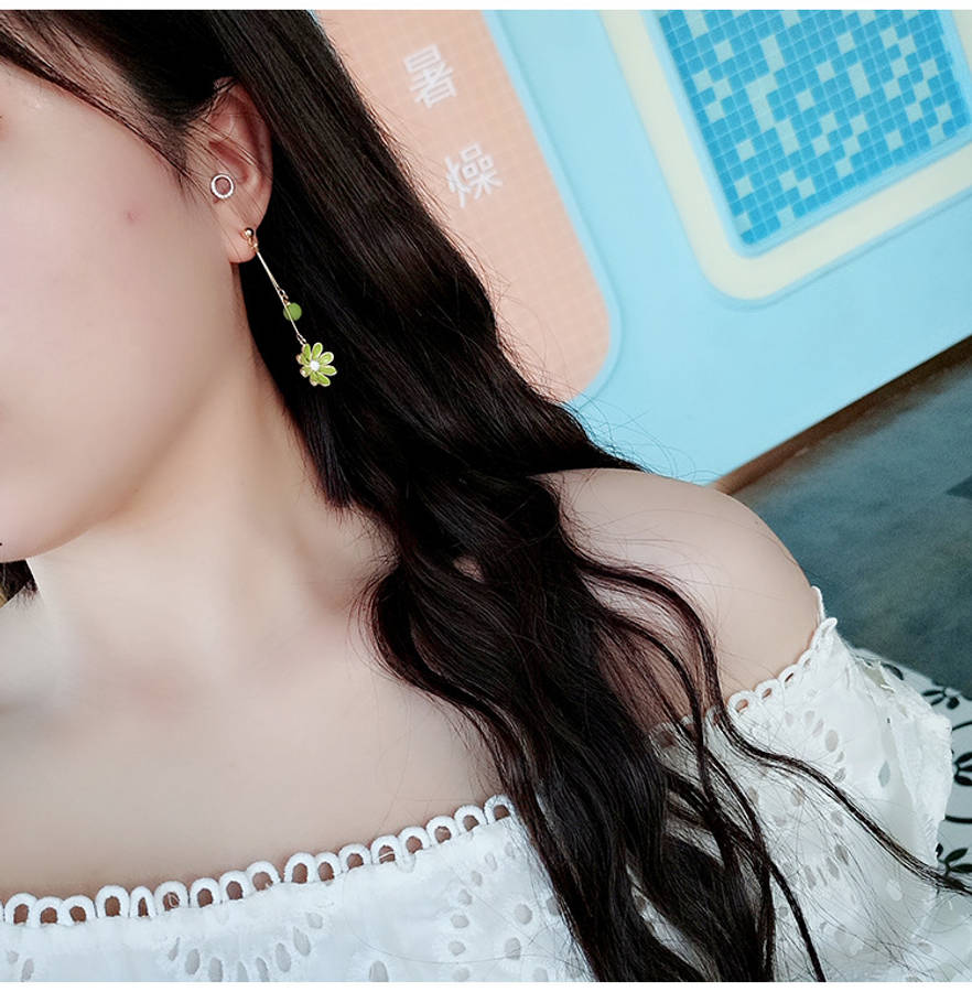 Women S Earrings Color Green