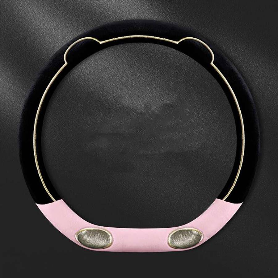 Car Steering Wheel Cover White Model Round