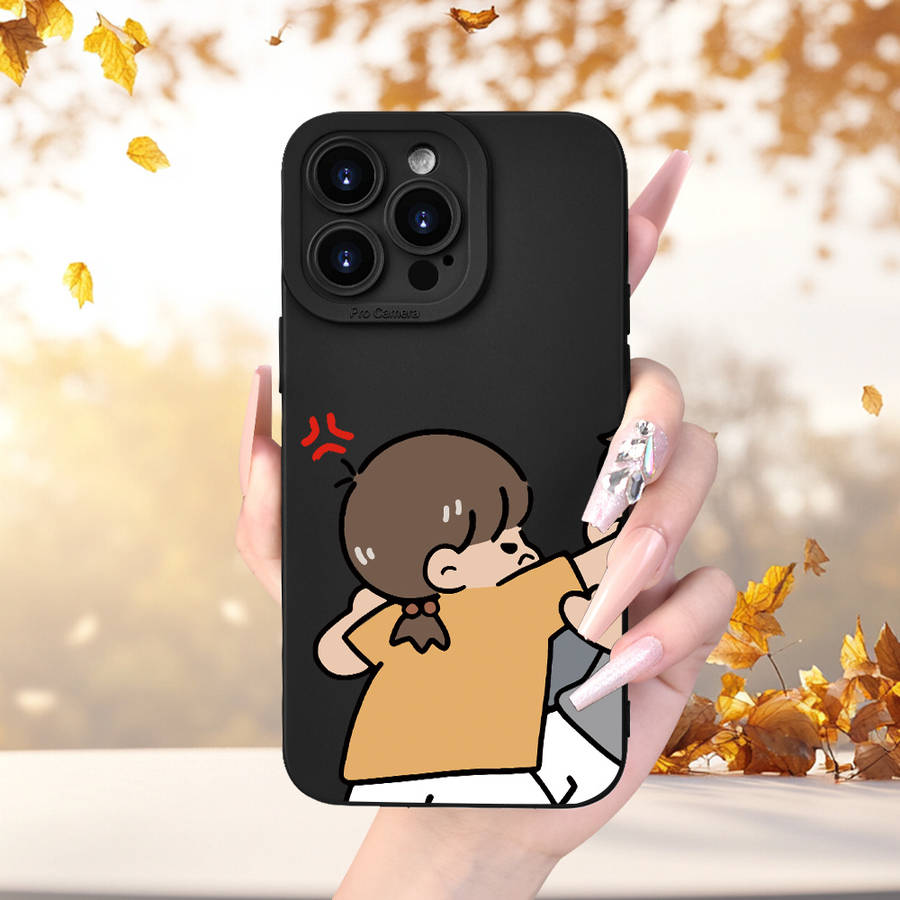 1Pc Beige For iPhone 14 Phone Case Phone Cover