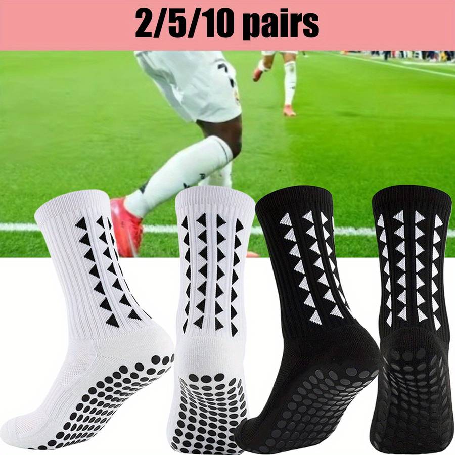 2 Pairs Of Black One Size High Elastic Socks