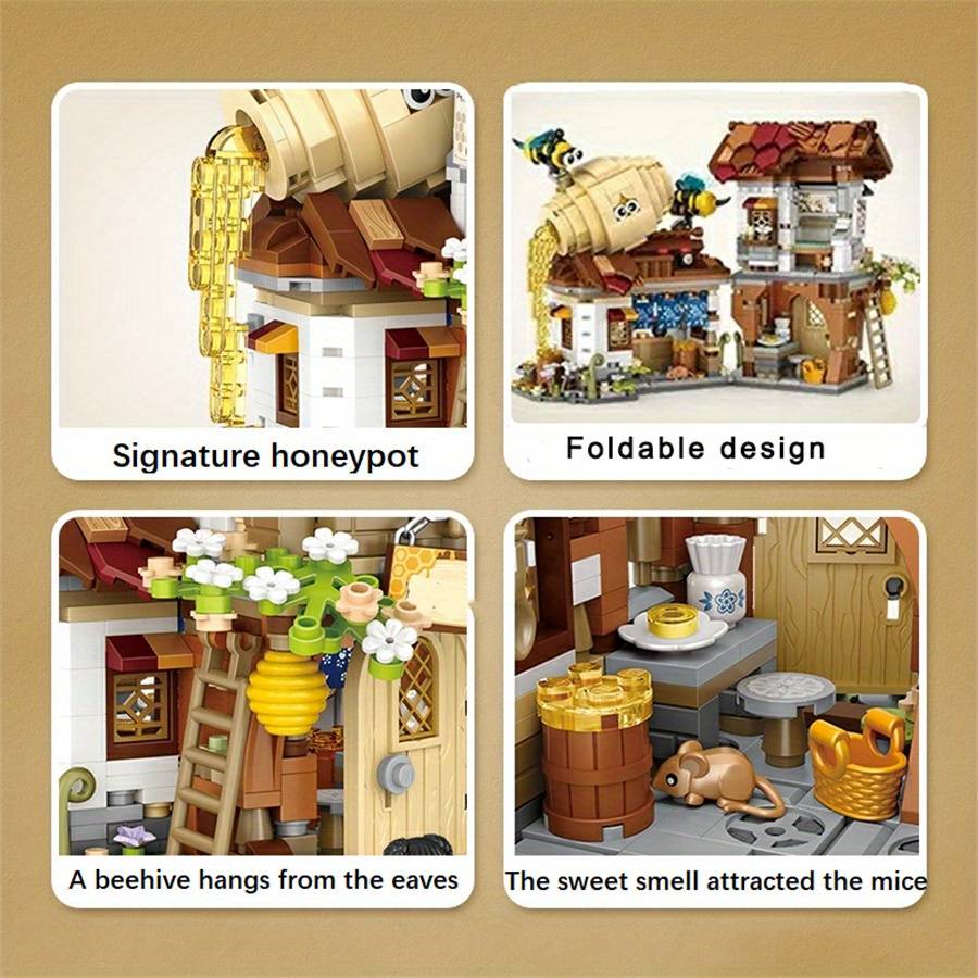 Building Toy Architectural Model Toy Set Style Honeybee House