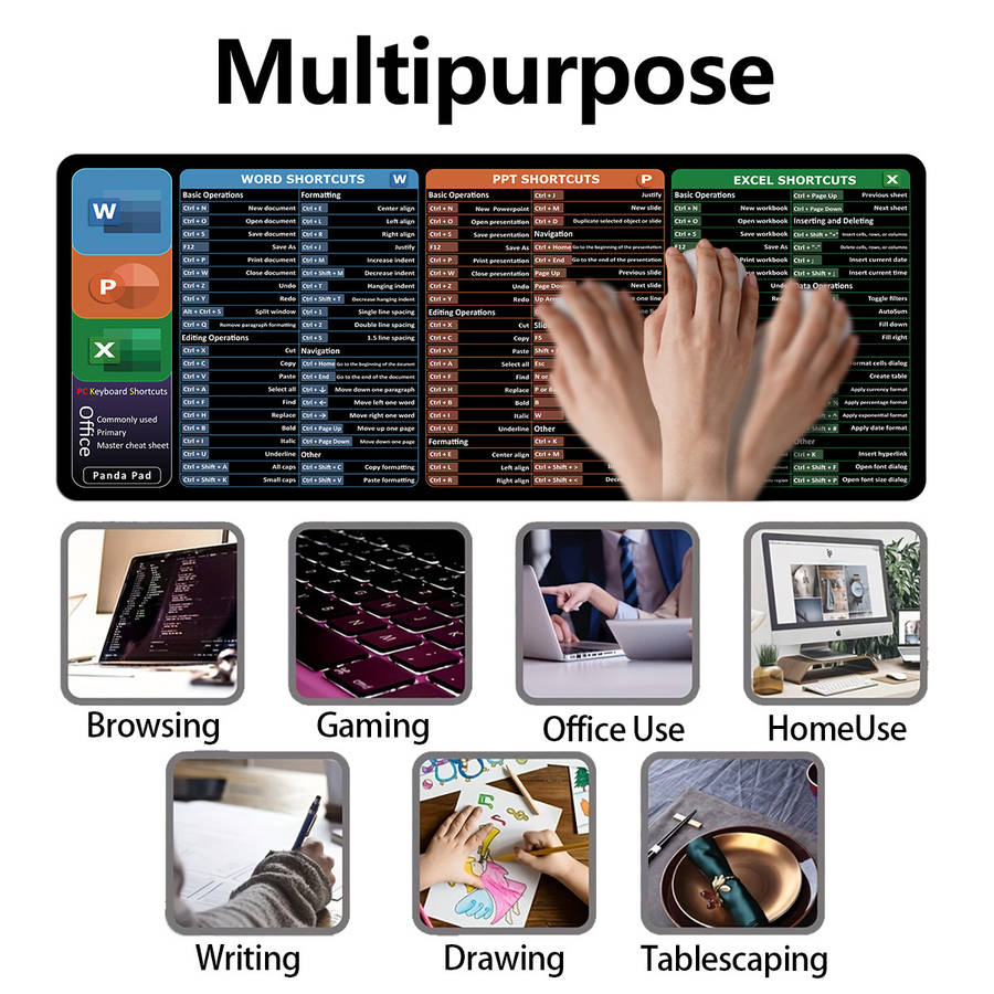 Mouse Pad   Size 30X60Cm