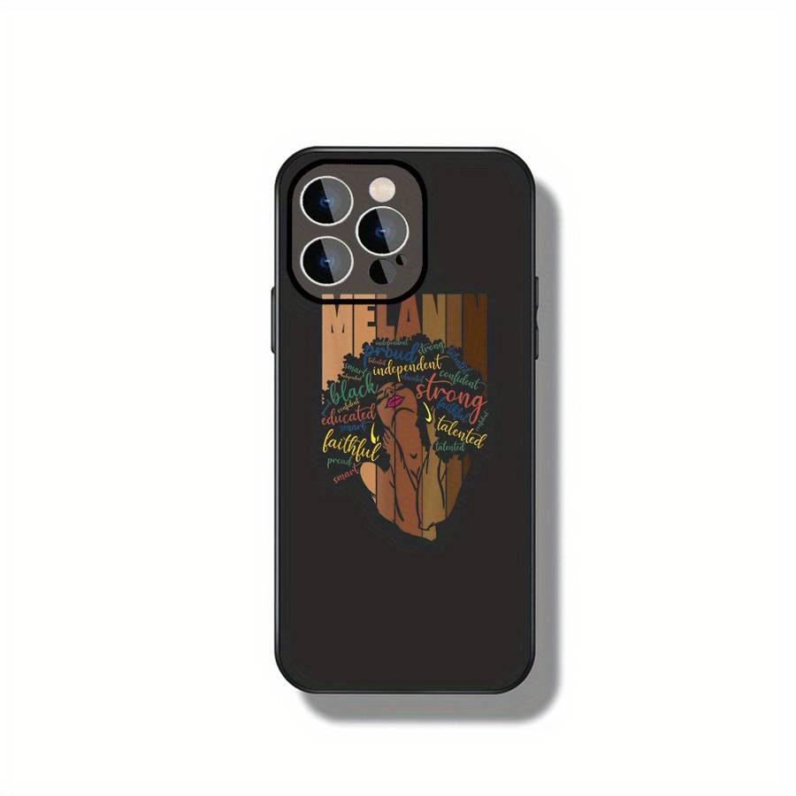 1Pc Black For iPhone 12 Empowered Melanin Phone Case