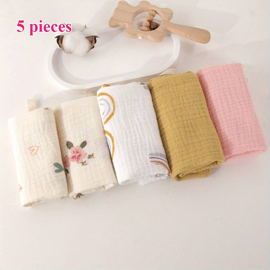 Towel Color 5 Pieces Xiaguang Wandao Size23*23