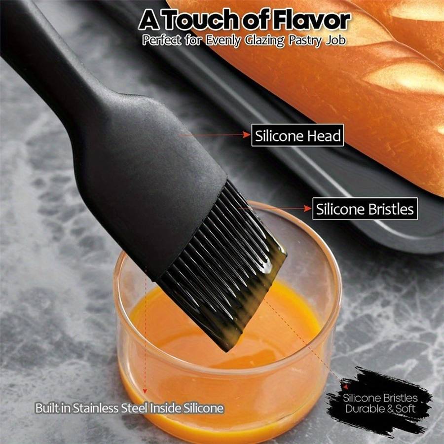 Baking Brush Color Blackwooden Handle Large Oil Brush