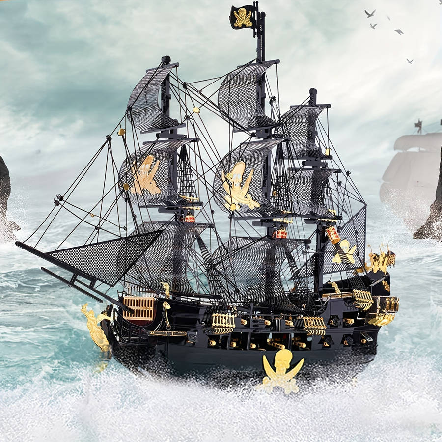 3D Jigsaw Puzzle Model Ship Style The Flying Dutchman Quantity One Box