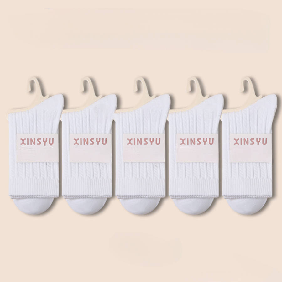 Women S Socks Color 5 Pairs Of Black Size Onesize