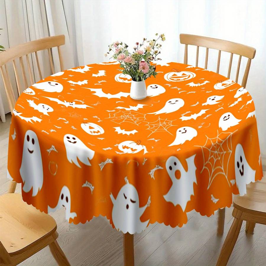 Halloween tablecloth decoration size  152cm x 152cm or round