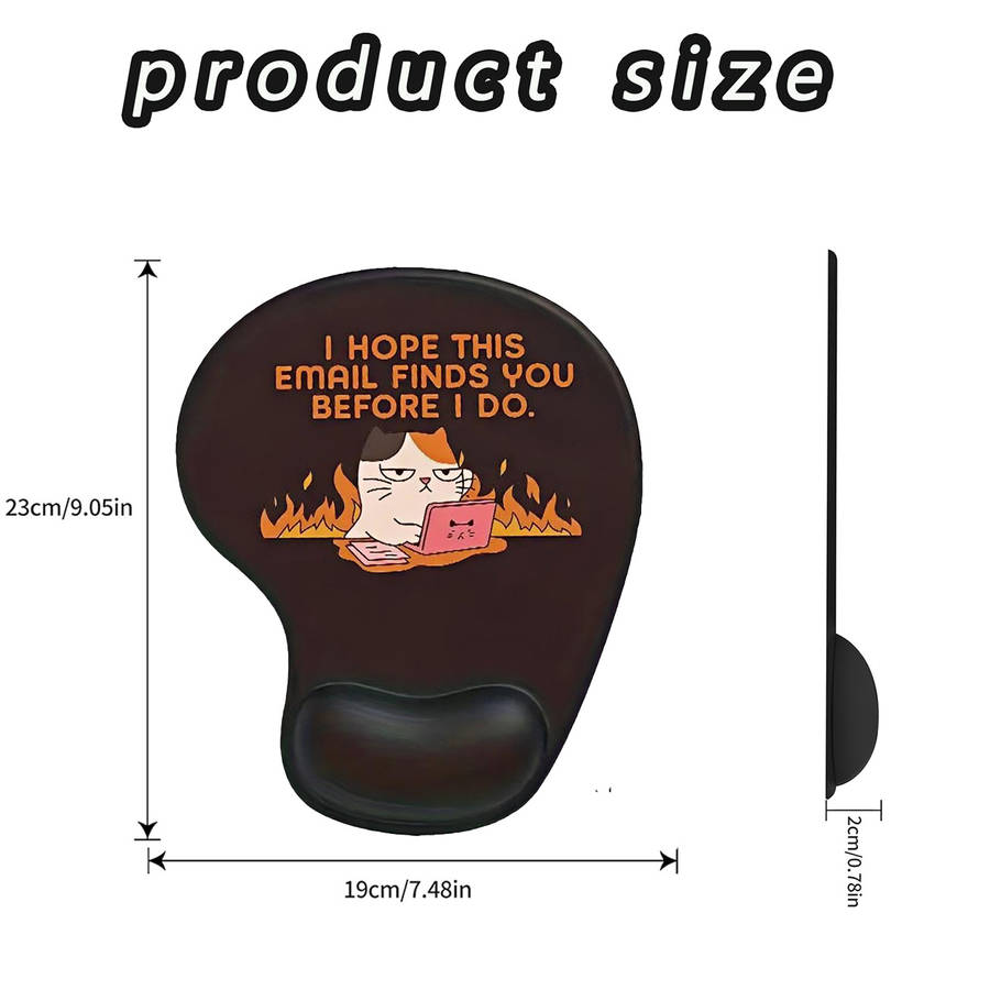 Premium WearResistant Funny Theme Ergonomic Wrist Support For Graphic Designers