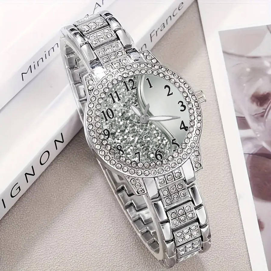 4Pcs Classic Mscxdk Pointer Quartz Watch Jewelry Celebrations Watch Jewelry
