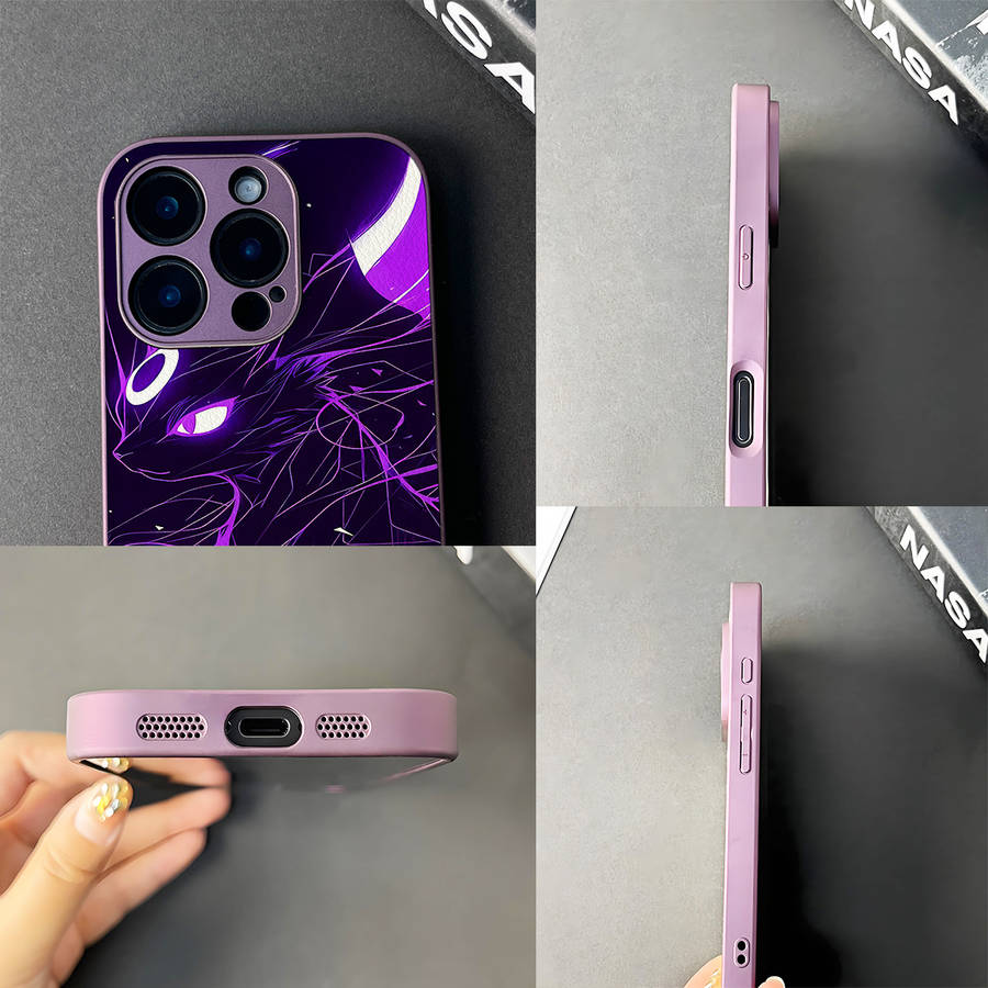 1Pc Mixed Color For iPhone 11 Faux Leather Phone Case