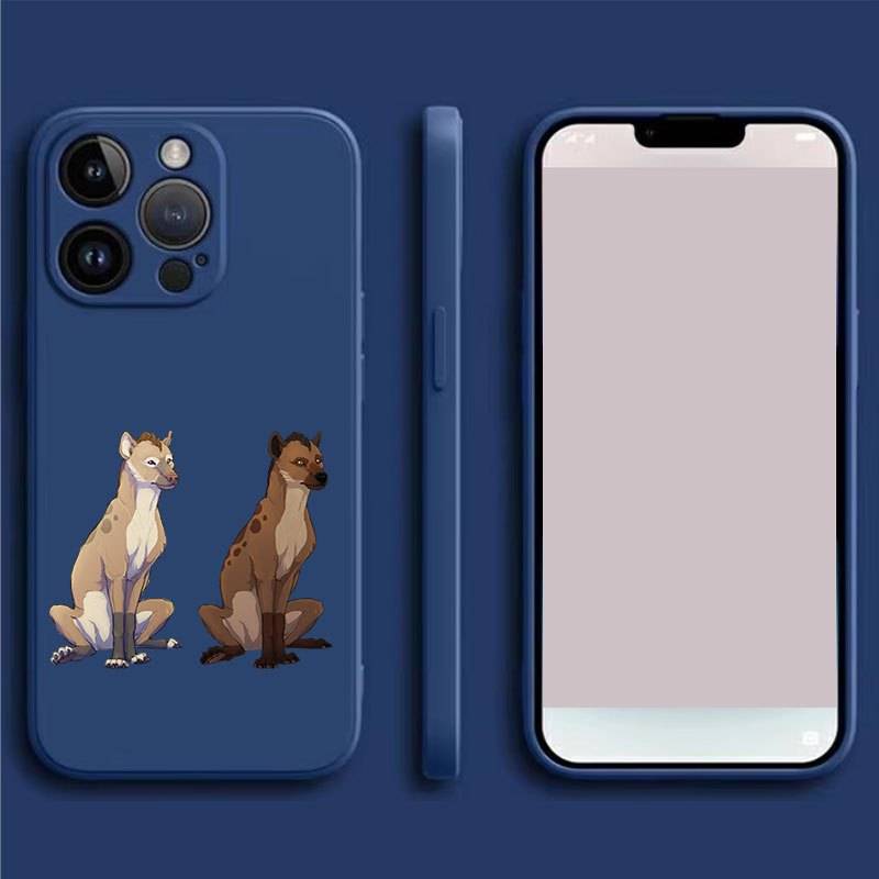 1Pc Purple For iPhone 7 8 SE2 SE3 African Wild Dog Phone Case