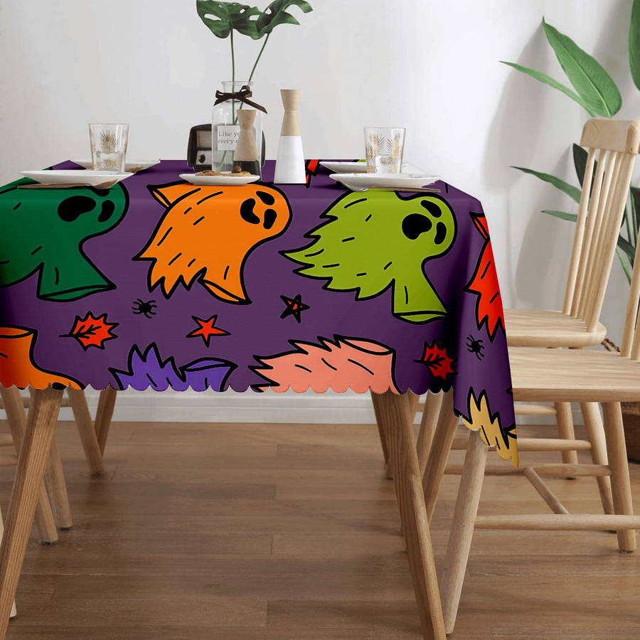 Halloween tablecloth decoration size 60in86in or 150 x 220cm