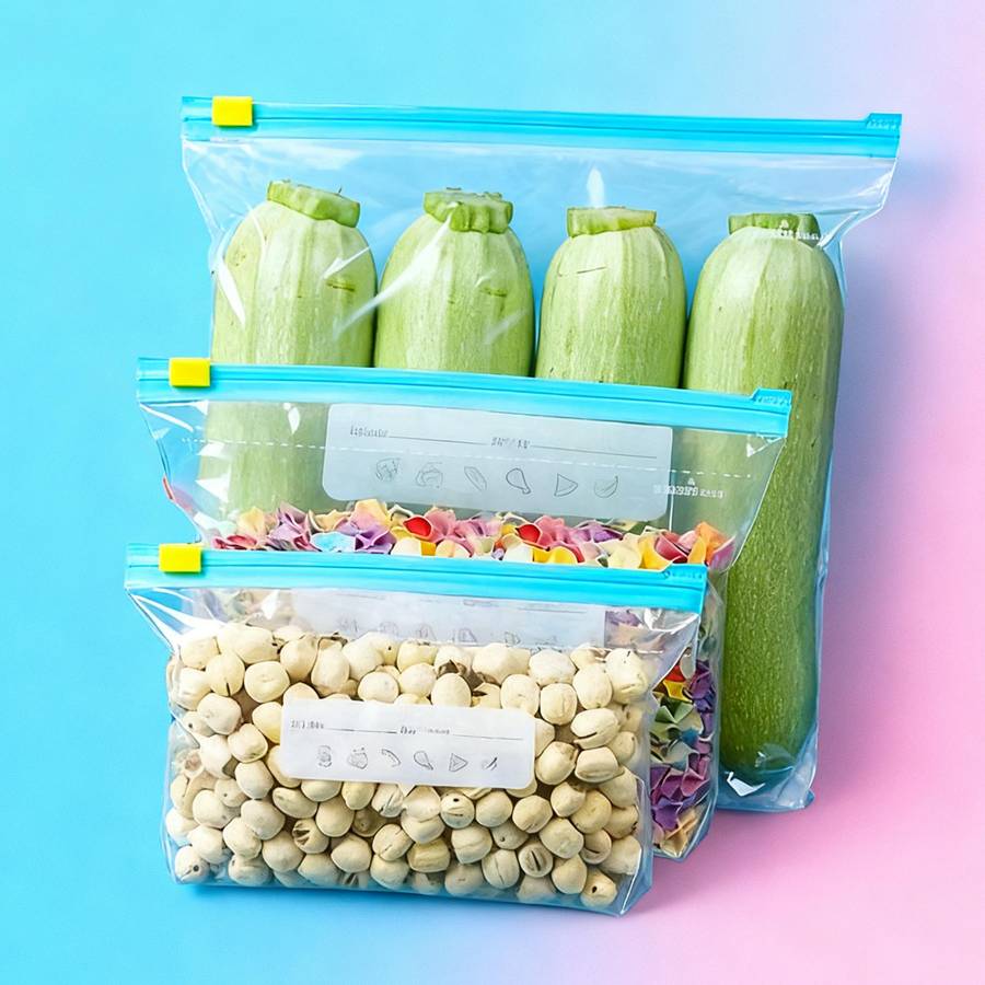 Food Storage Bags Items Zipper Freshkeeping Bag