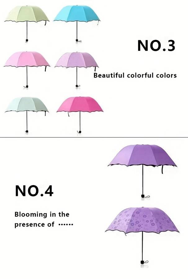 Umbrella Color 2Piece Set In Blue Umbrella And Storage Bag