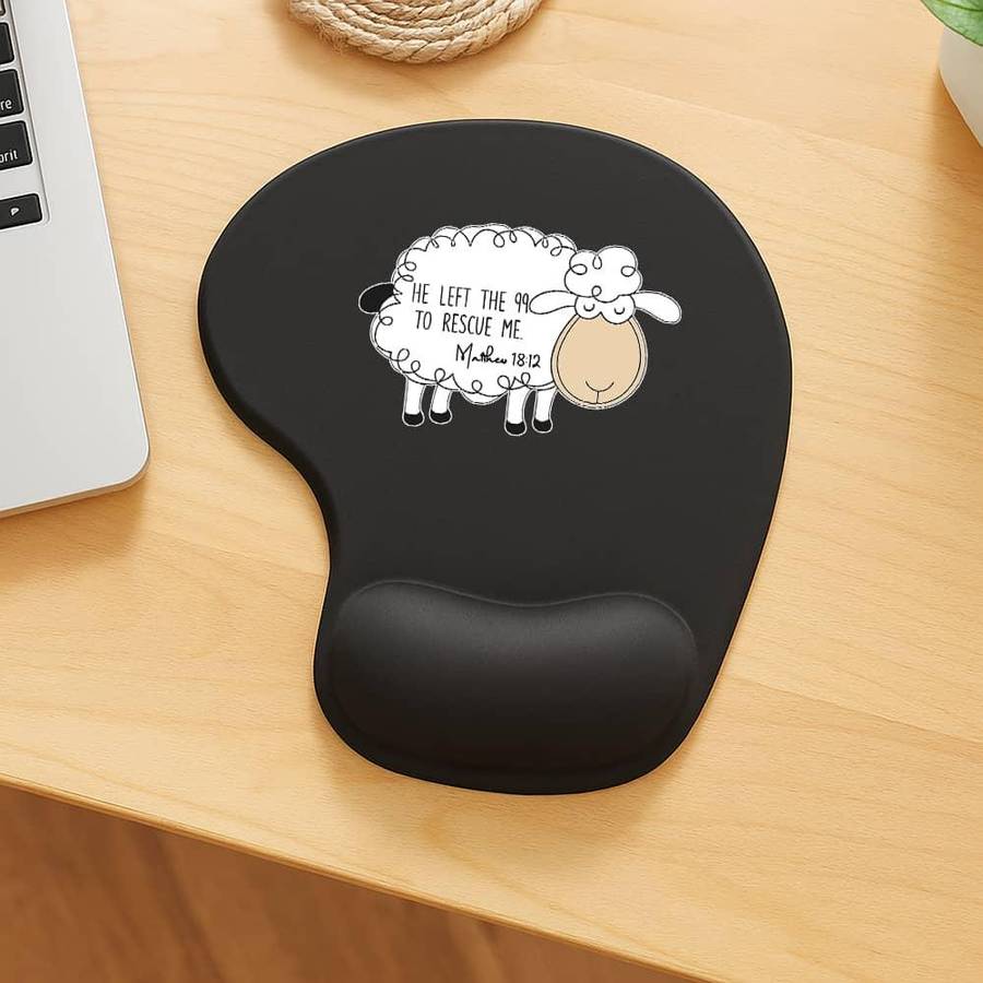 Sleek WearResistant Christian Faith Mouse With Left For Home Studio Black