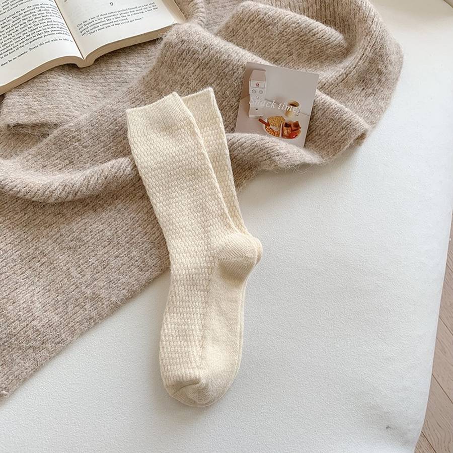 Women S Socks Color White Quantity 5 Pairs