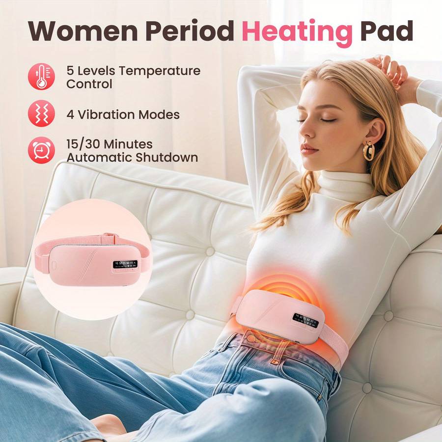 Portable Electric Heating Massage Pad With5 Levels Of Heat
