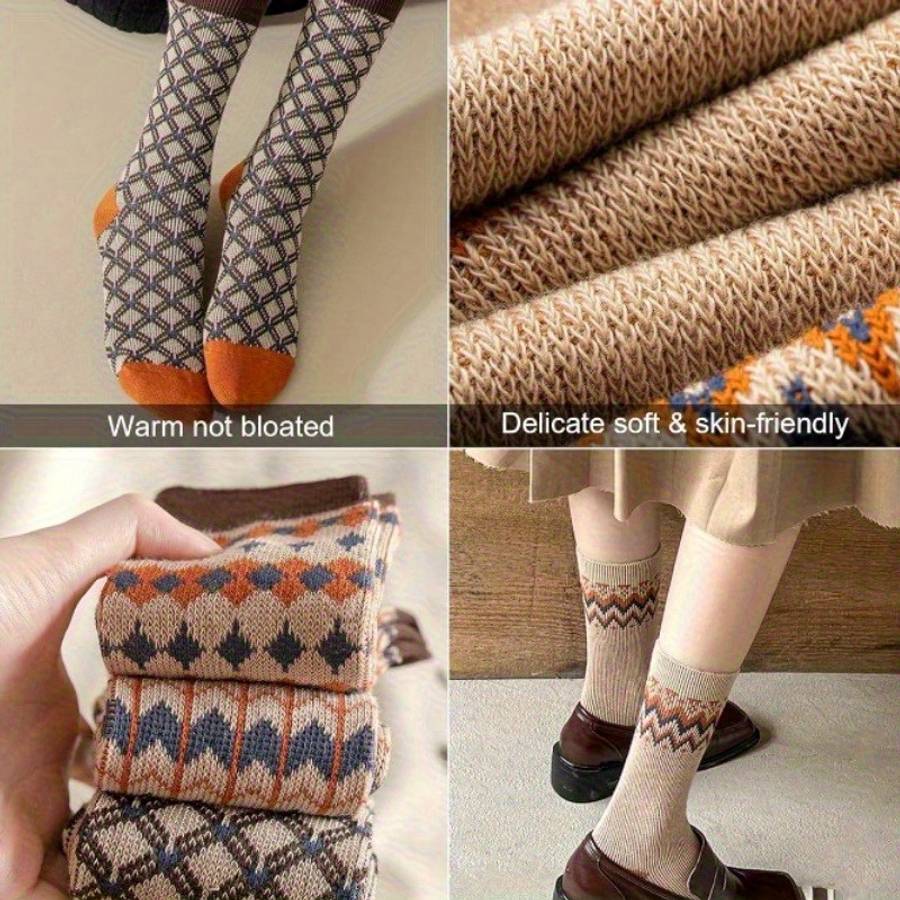 Women S Socks Color 5Pairs Mixed Colors Size Onesize