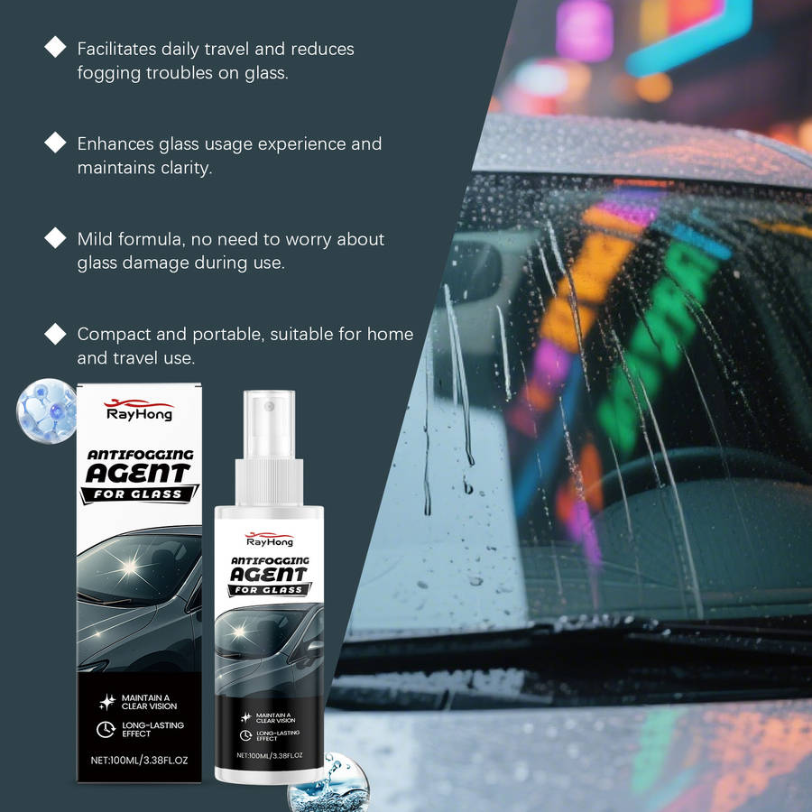 Professional Advanced Ultra Crystal Rayhong Window Defogger Spray Antifog Rain