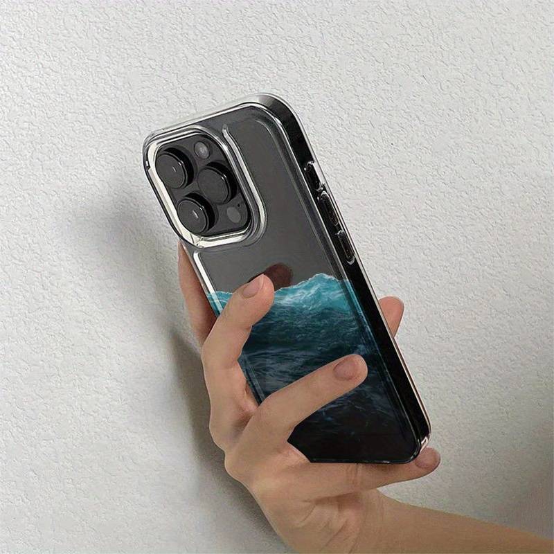 1Pc Transparent For iPhone 15 Pro Max Phone Case Phone Cover