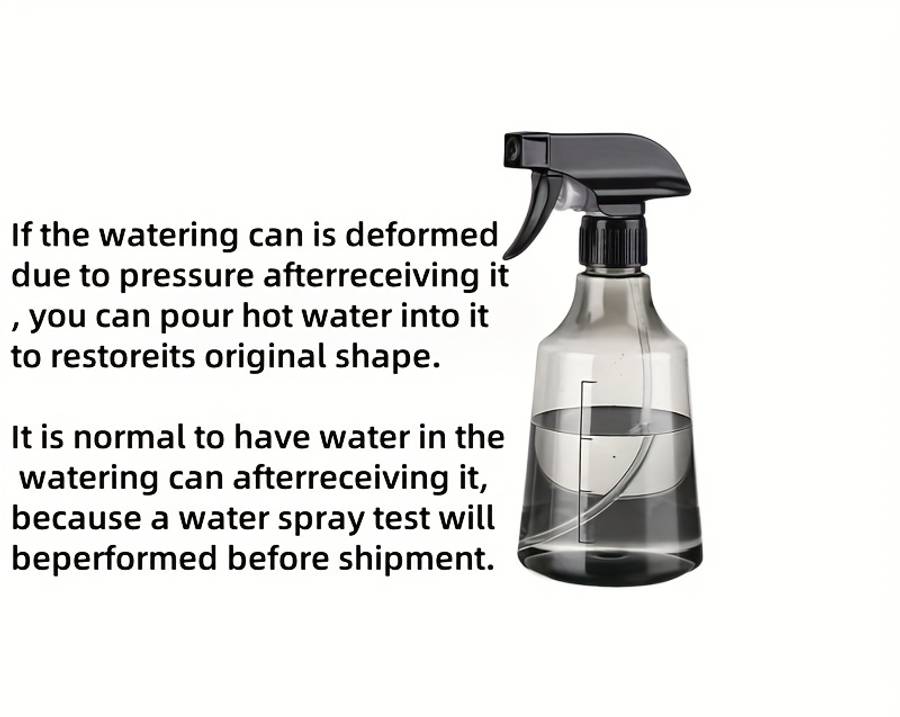 500ml Transparent Plastic Pressure Sprayer