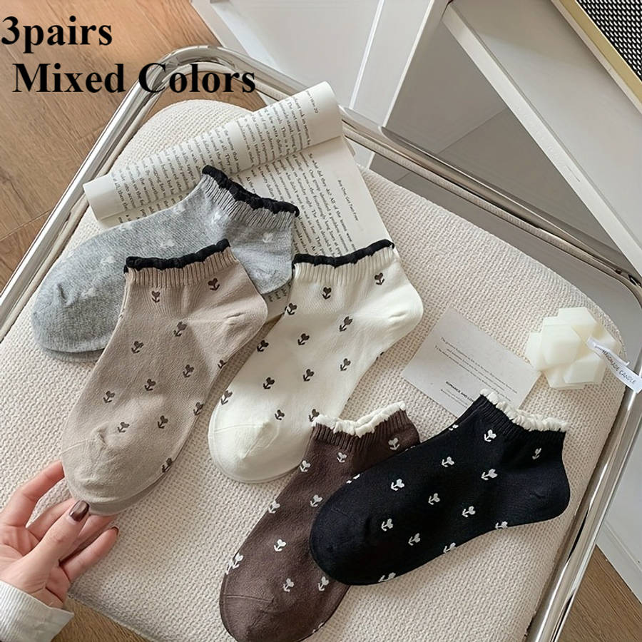 Women S Socks Color 5Pairs Mixed Colors Size Onesize
