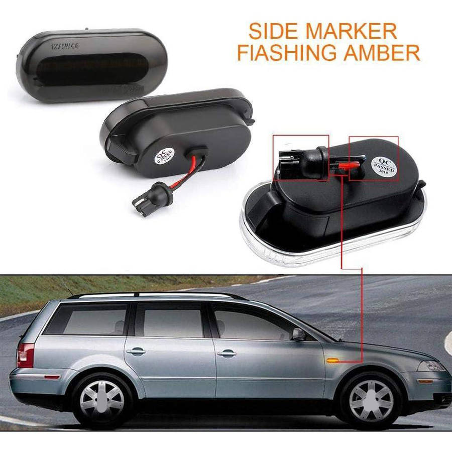 Car Lights Color 2Pcs Black Not Dynamic