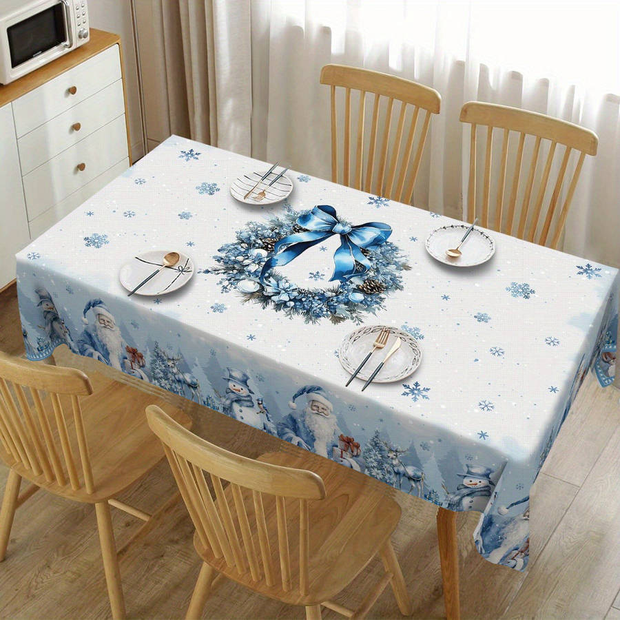 Christmas Tablecloth Size 150X150Cm  Round
