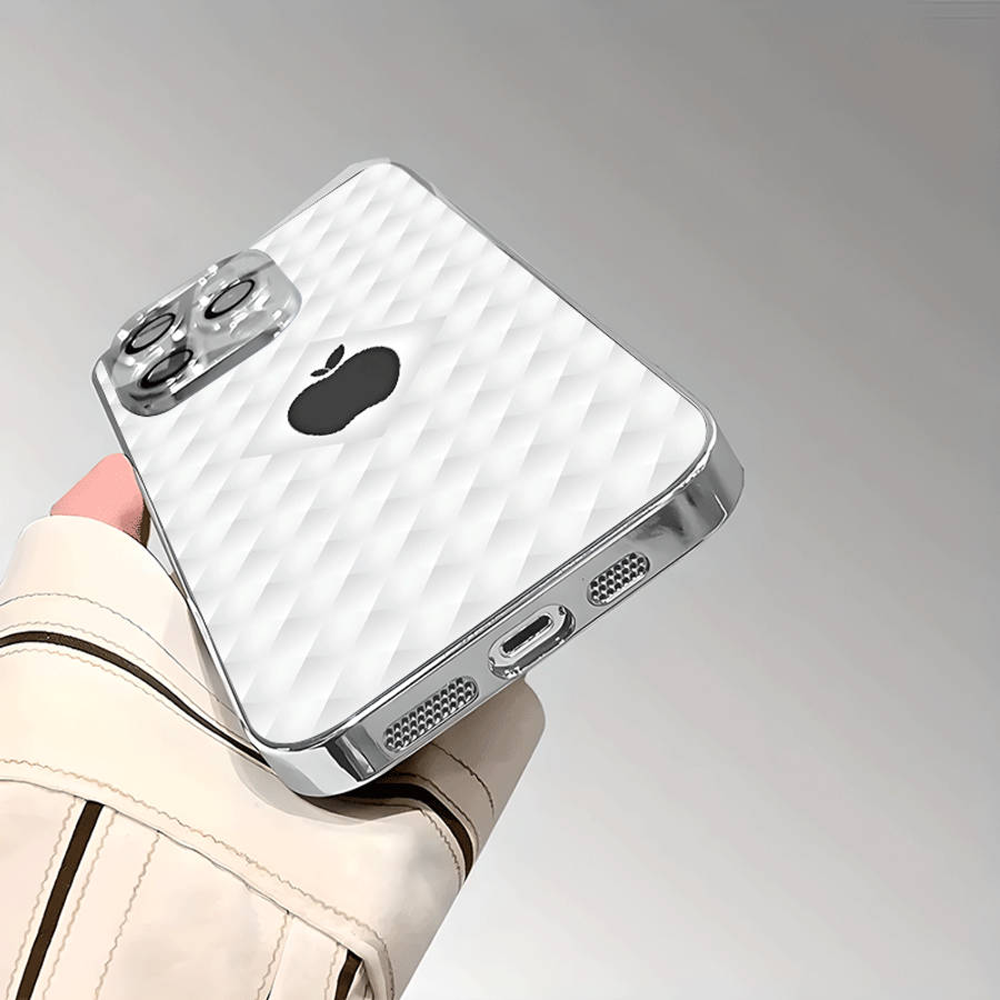 1Pc Mixed Color  For iPhone X Black Icon Apple Logo Phone Case