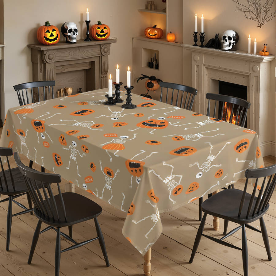 Halloween tablecloth decoration size 140 x 360cm or 55 x 141inch