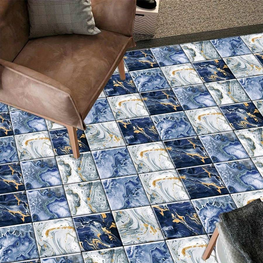 Self Adhesive Floor Stickers 10Pcs * 14.99Cm * 14.99Cm