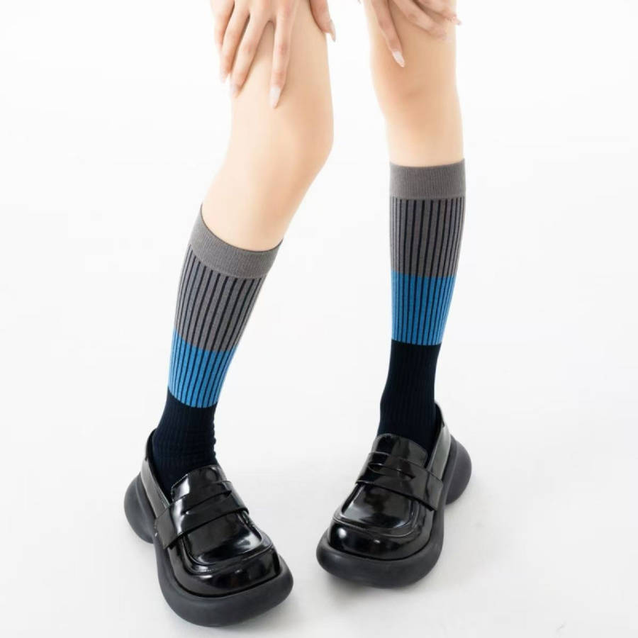 Women S Socks Color Black Blue Size Onesize