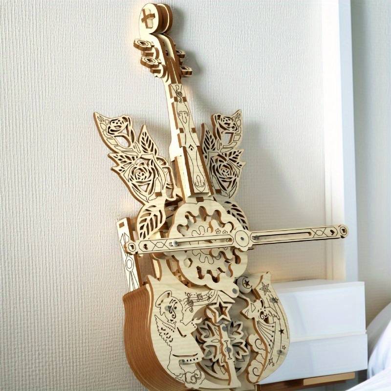 3D Puzzle Musical Instrument Model Color Butterfly Violin