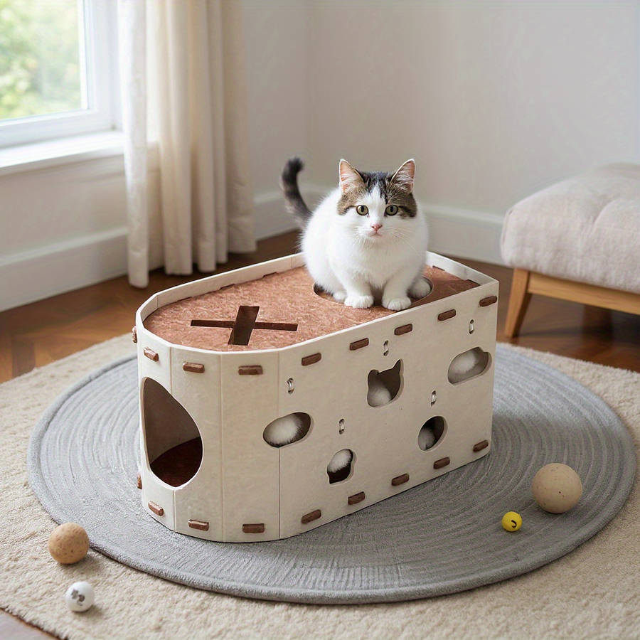 Pet supplies color Beige Color size Hole Nest