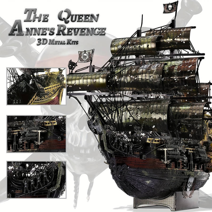 3D Jigsaw Puzzle Model Ship Style The Flying Dutchman Quantity One Box