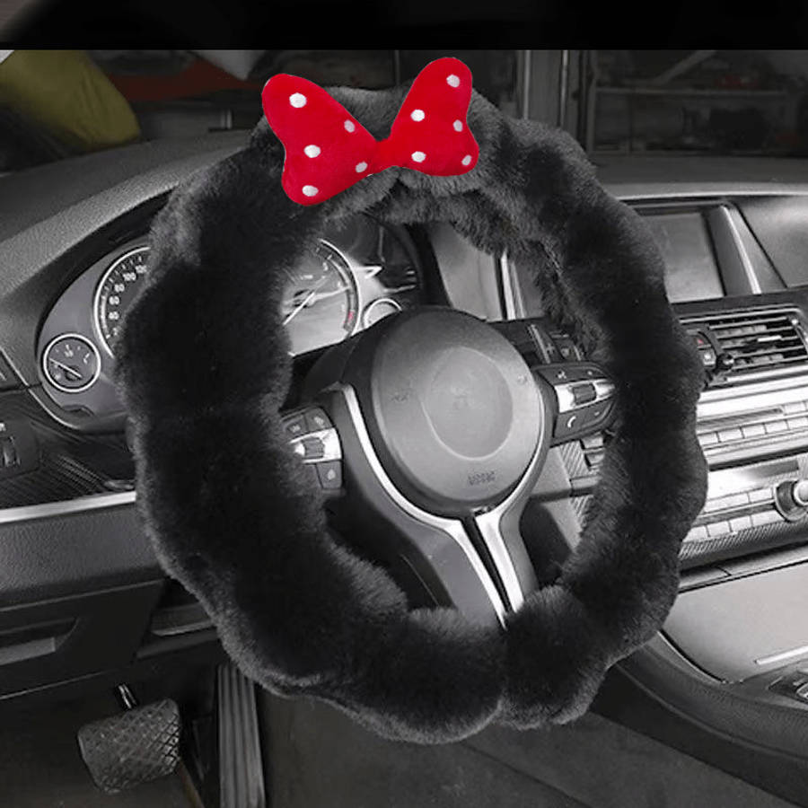 Car Steering Wheel Cover Red Size 38Cm/14.96In