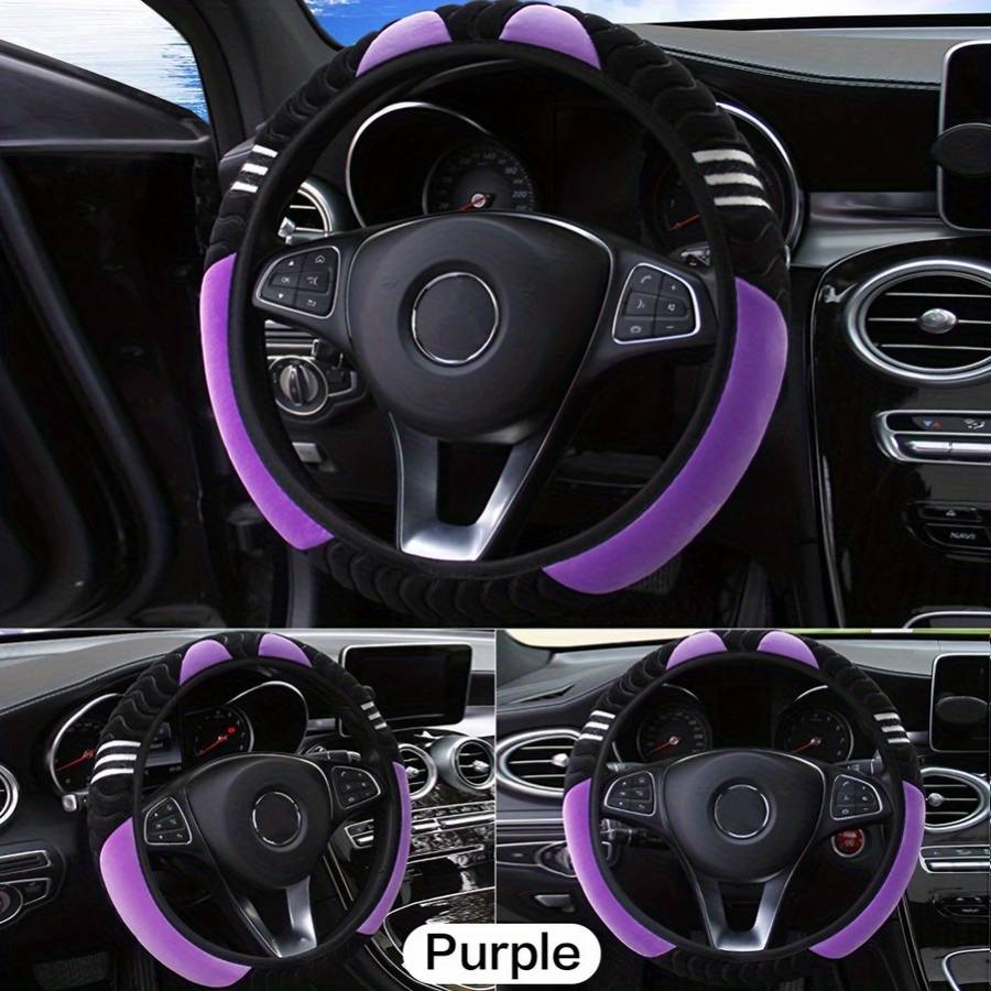 Car Steering Wheel Cover Purple